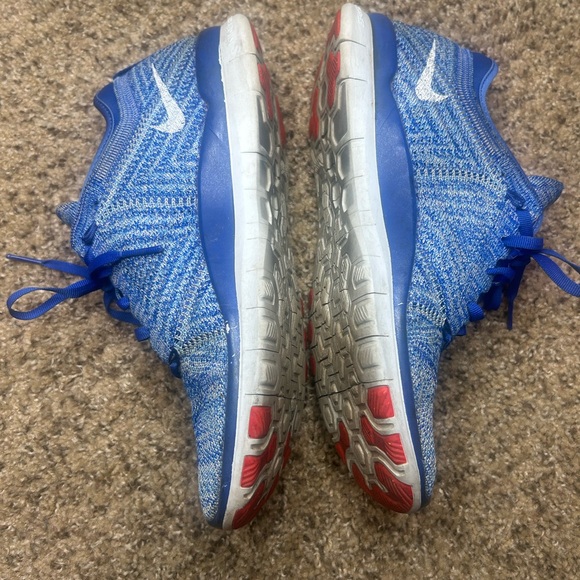 Nike Blue and White Sneakers - Picture 4 of 11